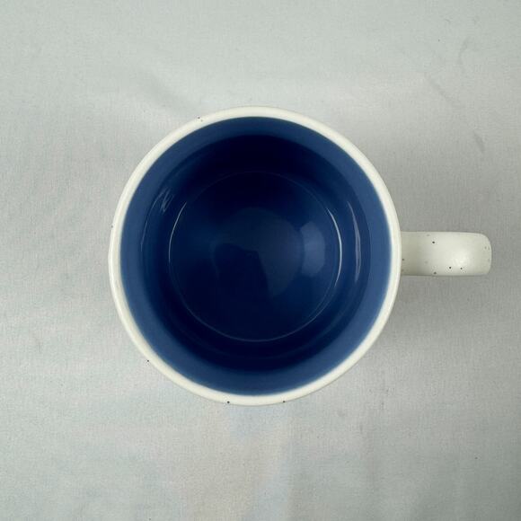 Hamsa Hand Ceramic Coffee Tea Mug 20 oz Blue Hand Gold Colored Stars Evil Eye - Picture 6 of 11